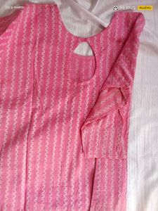 Pink Printed Kurta