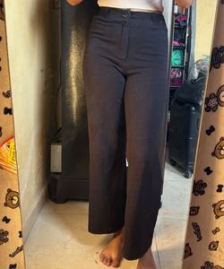 Black Wide Leg Trousers