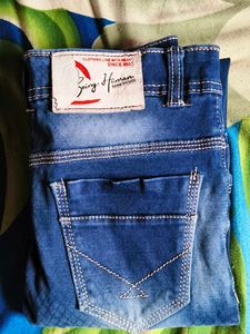 Being Human Blue Slim Fit Jean With Argyle Pattern
