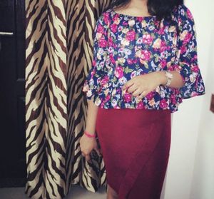 Multi Colour Floral Top