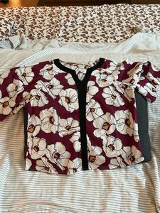 Floral Print Blouse