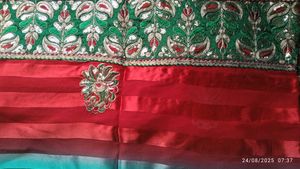 Elegant Embroidered Saree