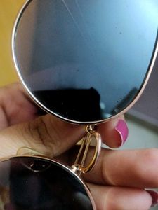 Golden Rimmed Sunglasses