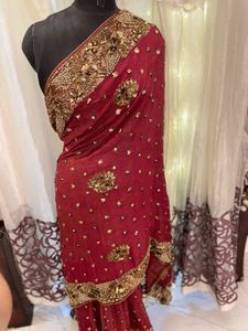 Elegant Maroon Aishwarya rai&#39;s inspo
