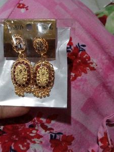 Gold plated earrings