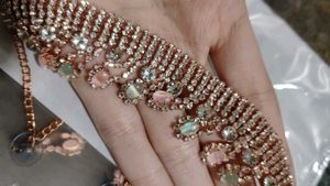 Sparkling Pink &amp; Crystal Jewelry Set