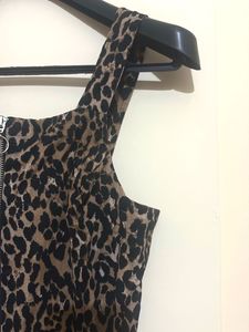 Leopard Print Mini Dress
