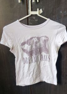 H&amp;M Cropped Tee- Xs