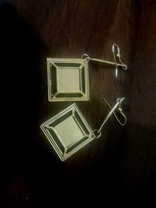 Geometric Drop Earring(Gold)