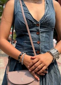 Denim Button-Up Dress