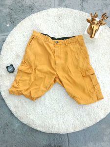Mustard Cargo Shorts