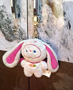 Cut Bunny Plusies Key Chain