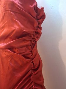 Elegant Red Slip Midi Dress