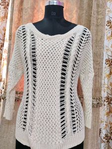Crochet Knit Sweater
