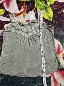 X-Meeting Paris Lace Trim Tank