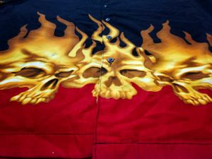 Skull Flames Graphic Shirt