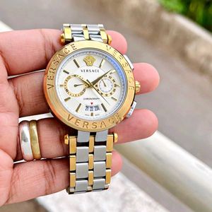 VERSACE DUAL COLOR MENS PREMIUM QUALITY WATCH