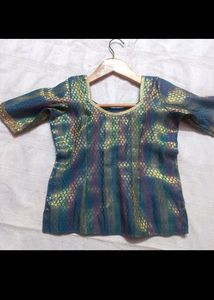 Pattu pavadai Blouse for Girls