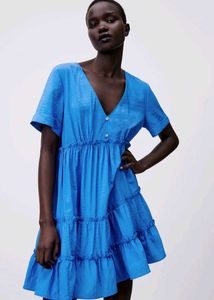 Zara Tiered Ruffle Mini Summer Dress