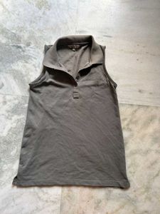 Roadster Sleeveless Polo Top
