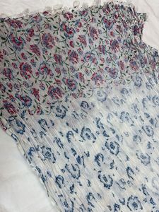 Elegant floral dupatta