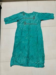 Emerald Green Embellished Kurti
