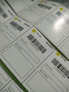 12 Free Up Label Sticker