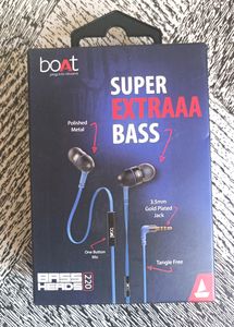 Boat BassHeads 220 - Wired Headset - Blue