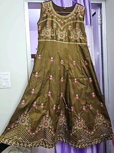 Ethnic Gown In New Condition