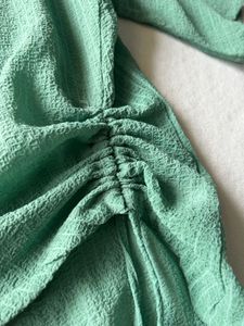 🍀Rareism Textured Green top - Xxs/35”