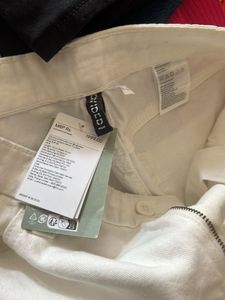 H&amp;M White Cargo Pants