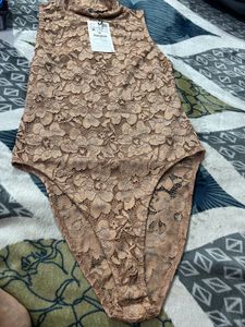 ZARA LACE UP BODYSUIT- WithTAG
