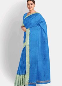Elegant Blue Saree