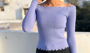 Knit Lavender Top💜