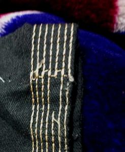 Black Woolen Warm Kurta with Gold Embroidery