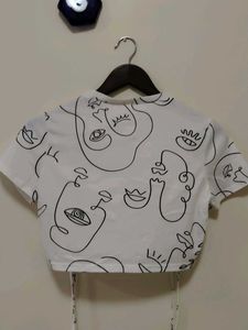 Printed Crop Top