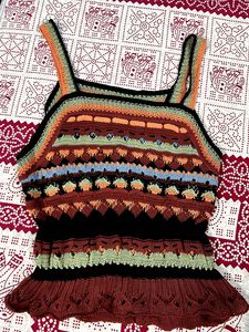 Crochet Knit Tank Top