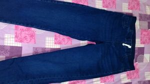 Dark Blue Denim Jeans