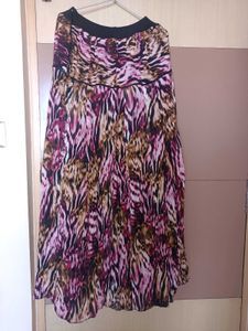 Animal Print Ethnic Skirt