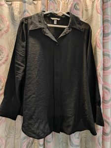 Elegant Black Button-Down Shirt
