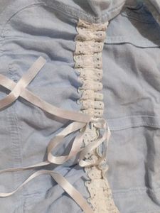 Light Blue Cottagecore Top
