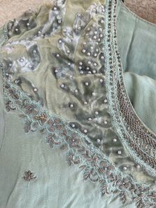 Olive Green Salwar Shirt