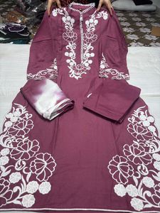 Elegant Embroidered Kurta Set