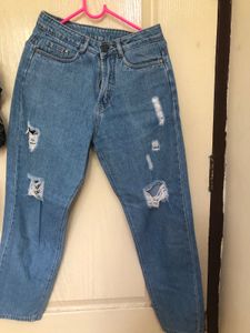 Blue Boyfriend Jeans