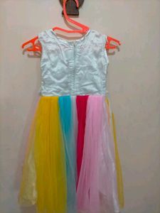 Cute Girls&#39; Rainbow Dress