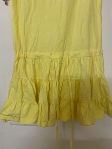 Sunny Yellow Sleeveless Cute Mini Dress