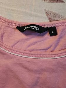 Pink Zudio T-shirt Top