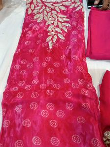 Pink Embroidered Salwar Kameez