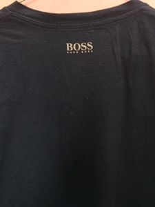 HUGO BOSS Navy Blue Men&#39;s Tshirt