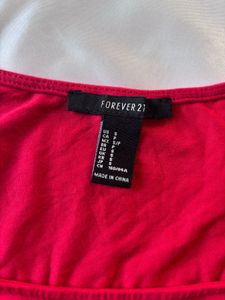 Forever21 Red Bodysuit